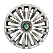 Set 4 Capace Roti Autohelix MSA® R14, Potrivite Jantelor de 14 inch, Pentru Skoda, Model 217