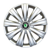 Set 4 Capace Roti R15, Potrivite Jantelor de 15 inch, Pentru Skoda, Model 382