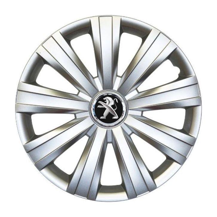 Set 4 Capace Roti R15, Potrivite Jantelor de 15 inch, Pentru Peugeot, Model 382