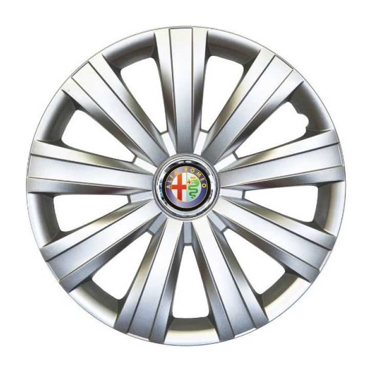 Set 4 Capace Roti R15, Potrivite Jantelor de 15 inch, Pentru Alfa Romeo, Model 382