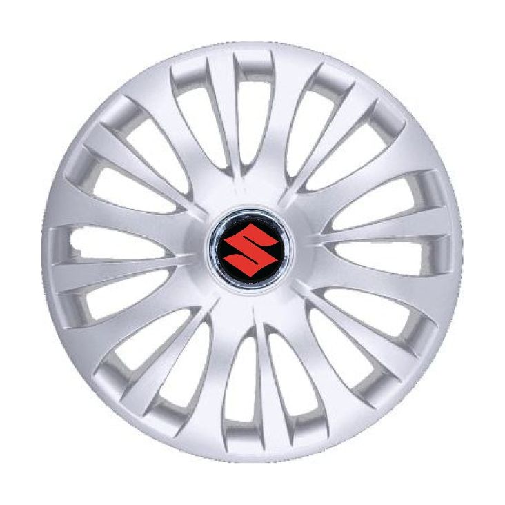 Комплект 4 таса R15, Подходящи за 15-инчови джанти, За Suzuki, Модел 328