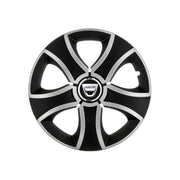 Set 4 Capace Roti 14 inchi (R14) Bis Gri-Negru, Compatibile Cu Dacia
