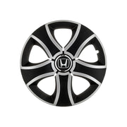 Set 4 Capace Roti 15 inchi (R15) Bis Gri-Negru, Compatibile Cu Honda