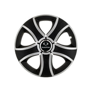4 db-os 15 colos (R15) Bis szürke-fekete kerékborító készlet, SsangYong-gal kompatibilis