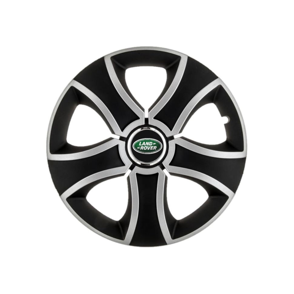 Set 4 Capace Roti 16 inchi (R16) Bis Gri-Negru, Compatibile Cu Land Rover