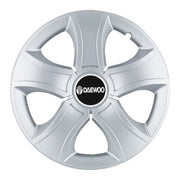 Set 4 Capace Roti 15 inchi (R15) Bis Gri, Compatibile Cu Daewoo