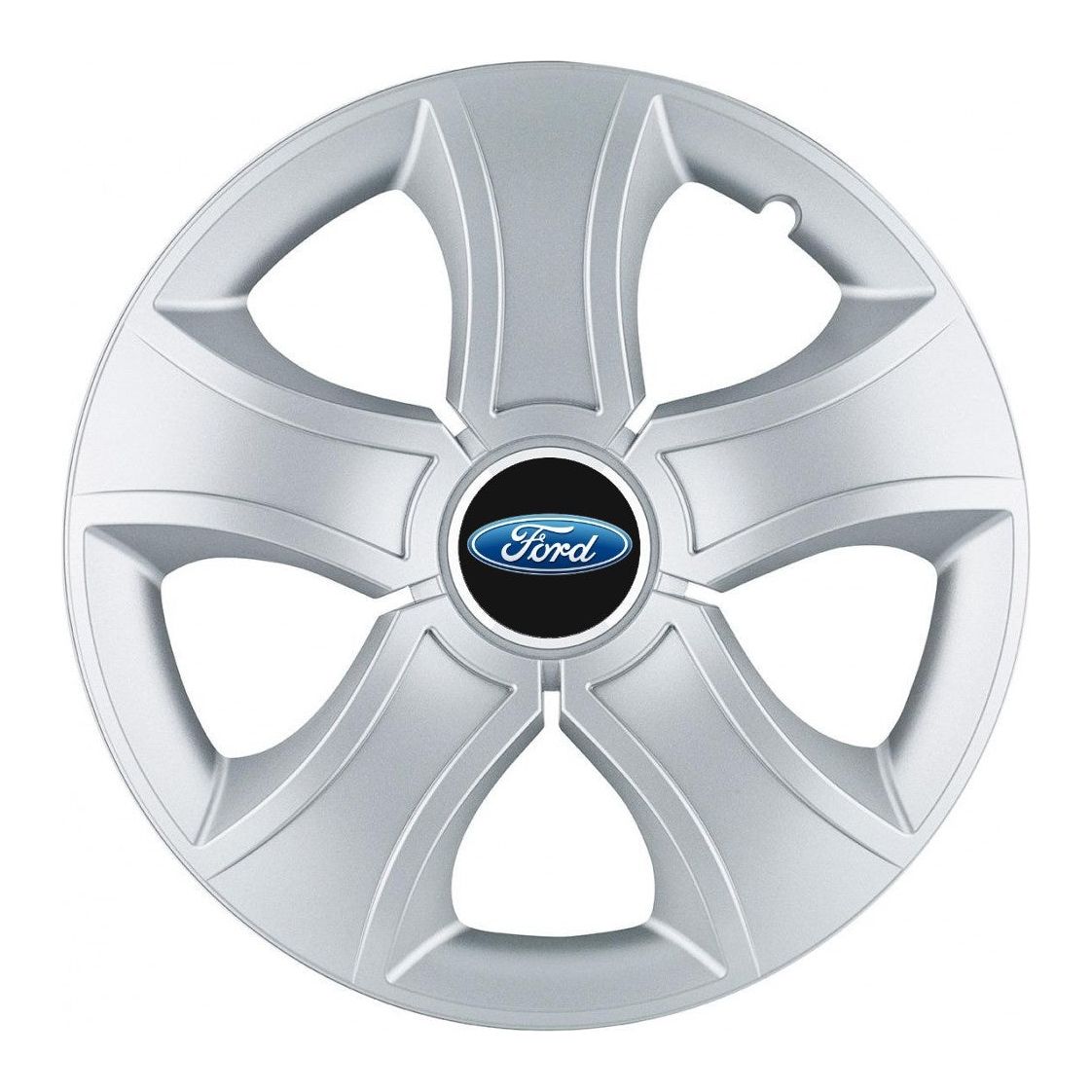 Set 4 Capace Roti 15 inchi (R15) Bis Gri, Compatibile Cu Ford