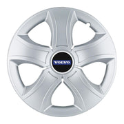 Set 4 Capace Roti 15 inchi (R15) Bis Gri, Compatibile Cu Volvo