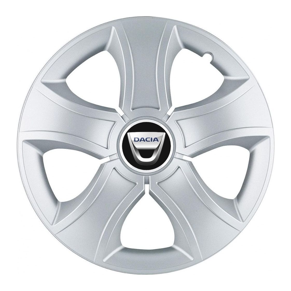 Set 4 Capace Roti 16 inchi (R16) Bis Gri, Compatibile Cu Dacia