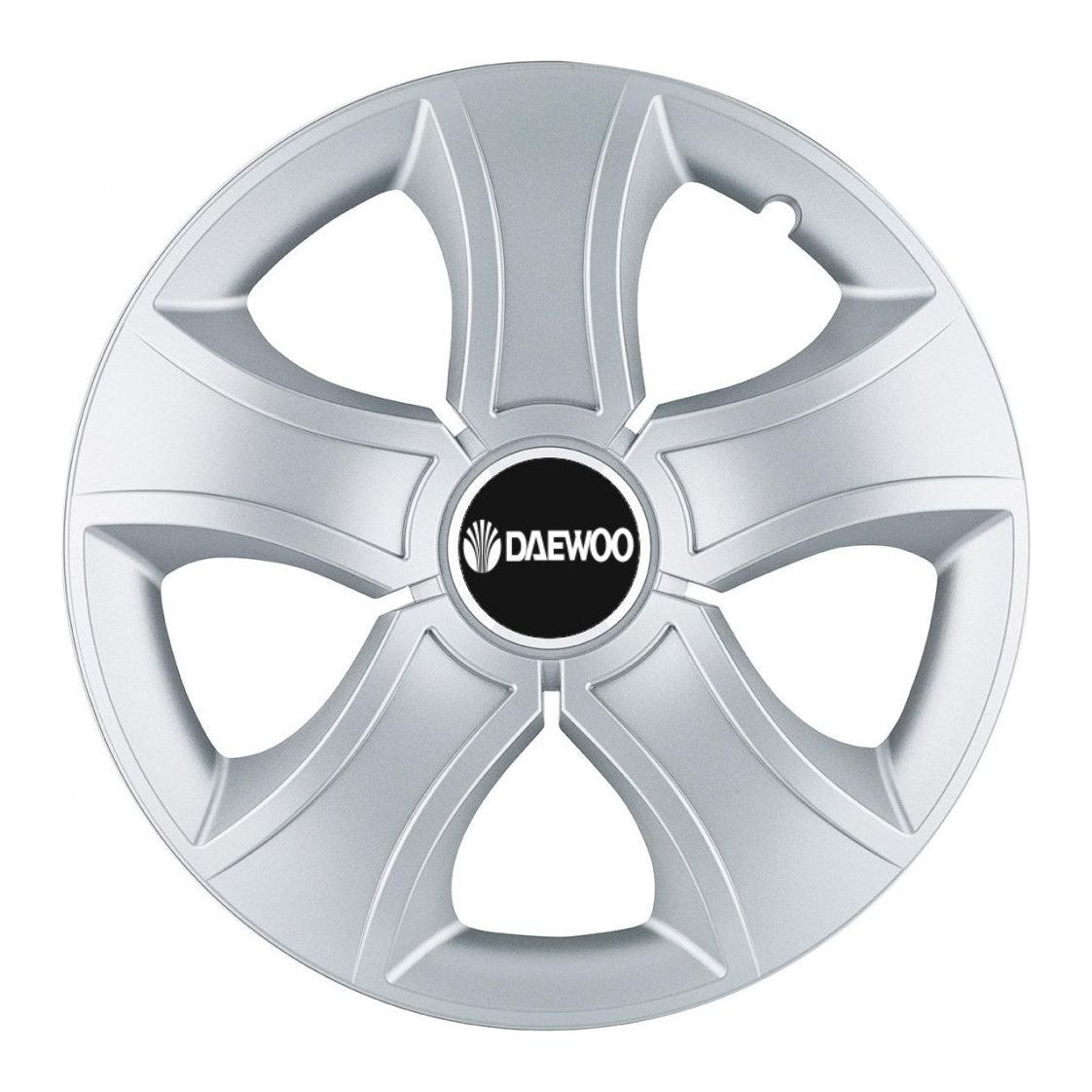 Set 4 Capace Roti 16 inchi (R16) Bis Gri, Compatibile Cu Daewoo