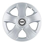 Set 4 Capace Roti 16 inchi (R16) Bis Gri, Compatibile Cu Fiat