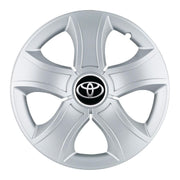 Set 4 Capace Roti 16 inchi (R16) Bis Gri, Compatibile Cu Toyota