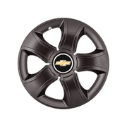 Set 4 Capace Roti 15 inchi (R15) Bis Negru, Compatibile Cu Chevrolet