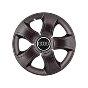 Set 4 Capace Roti 16 inchi (R16) Bis Negru, Compatibile Cu Audi