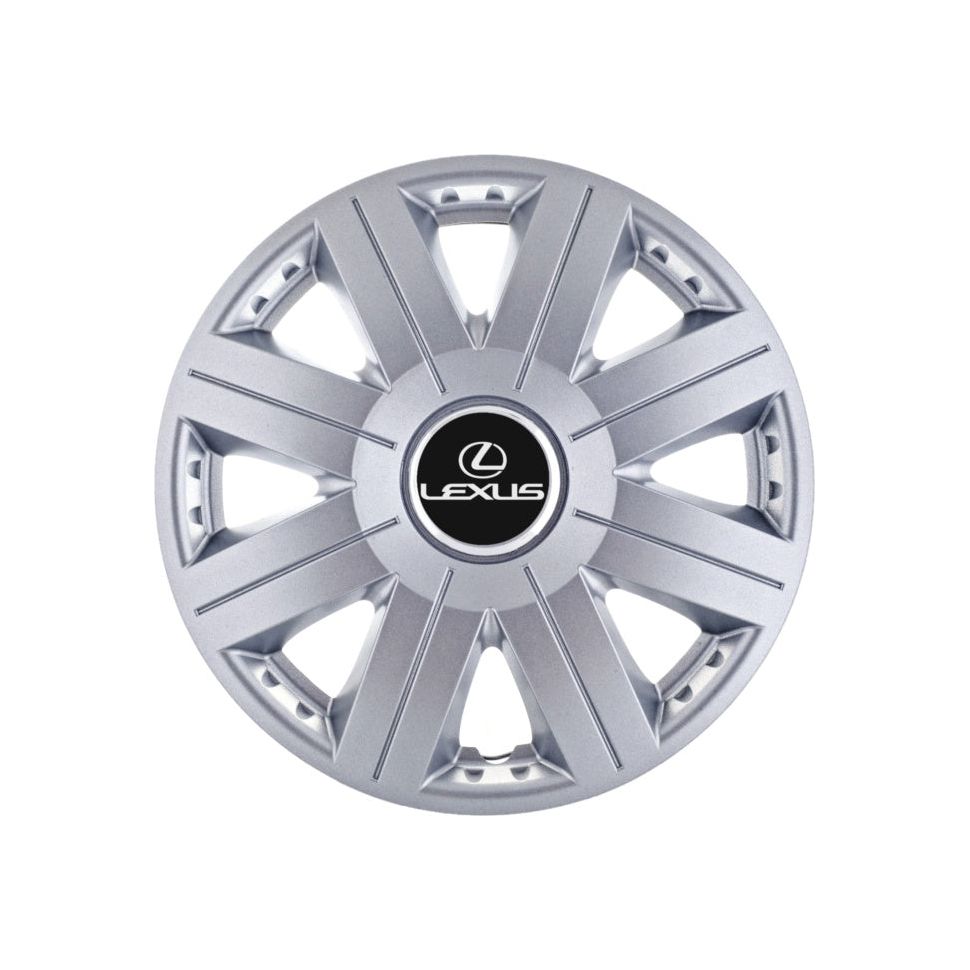 4 db-os 14 colos (R14) kozmosz szürke dísztárcsa szett, Lexus kompatibilis