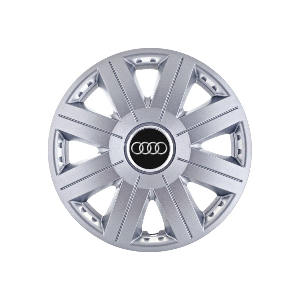 Set 4 capace roti Cosmos cromat R15, pentru gama auto Audi