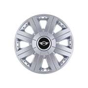 Set 4 capace roti Cosmos cromat R15, pentru gama auto Minicooper