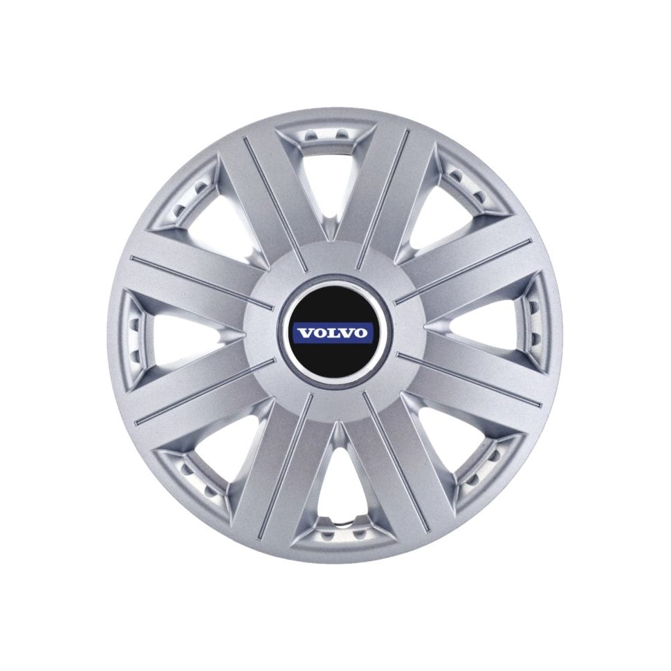 Set 4 capace roti Cosmos cromat R15, pentru gama auto Volvo