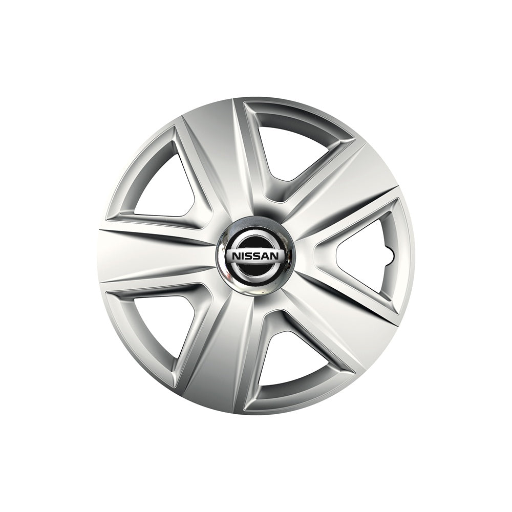 Комплект 4 таса с хромиран ринг Esprit R14 съвместими с Nissan