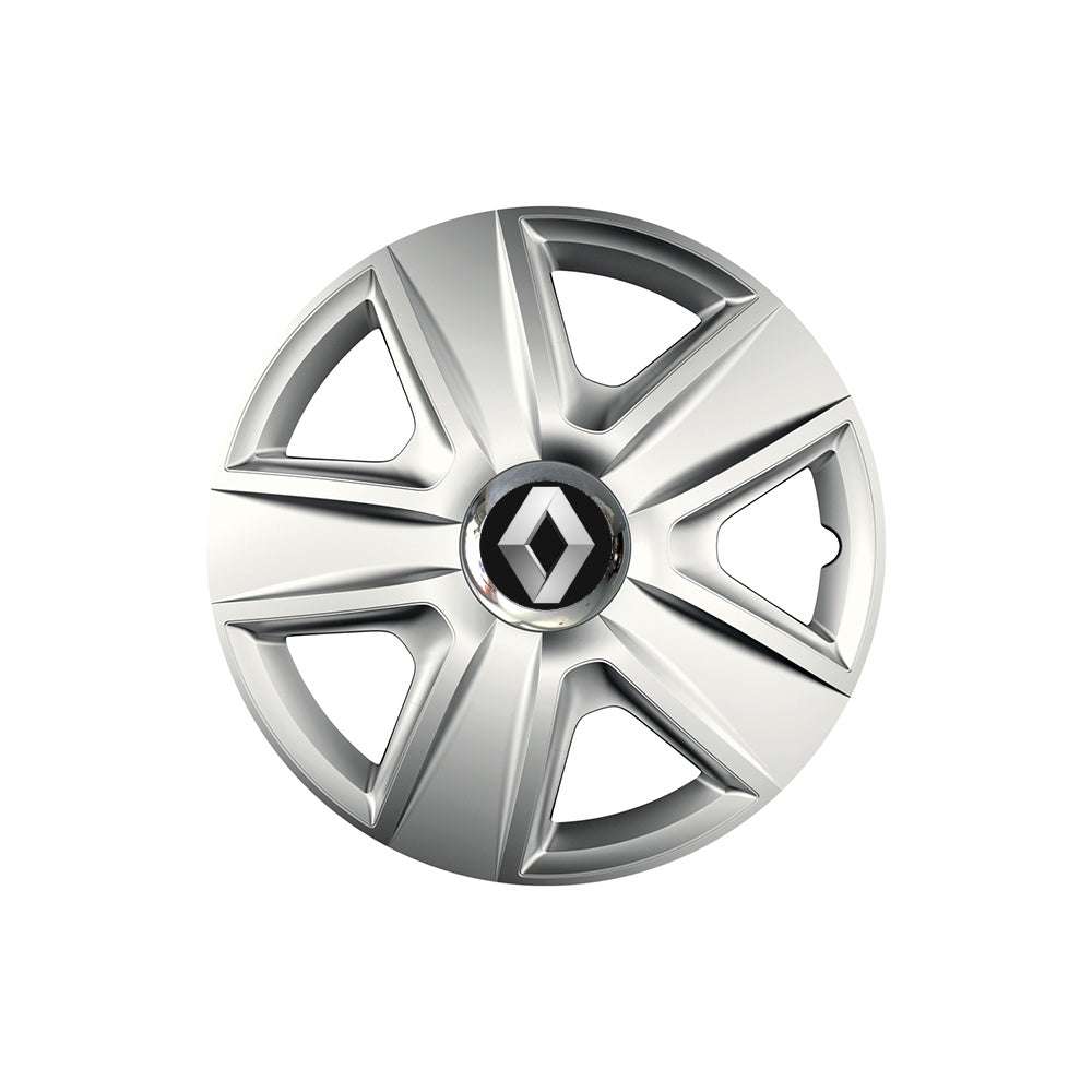 К-т 4 бр. тасове с хромиран ринг Esprit R15 съвместими с Renault