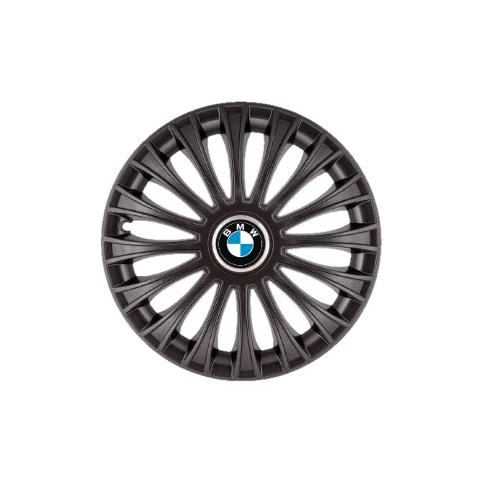 Set 4 Capace Roti 15 inchi (R15) Dino Negru, Compatibile cu BMW