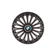 Set 4 Capace Roti 15 inchi (R15) Dino Negru, Compatibile cu BMW