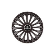 Set 4 Capace Roti 15 inchi (R15) Dino Negru, Compatibile cu Lexus