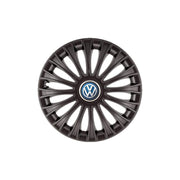 4 db-os 15 colos (R15) Dino fekete kerékborító készlet, Volkswagen-kompatibilis