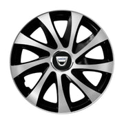 Set 4 capace roti Drift exrta Gri-Negru R16 Compatibil Cu Dacia