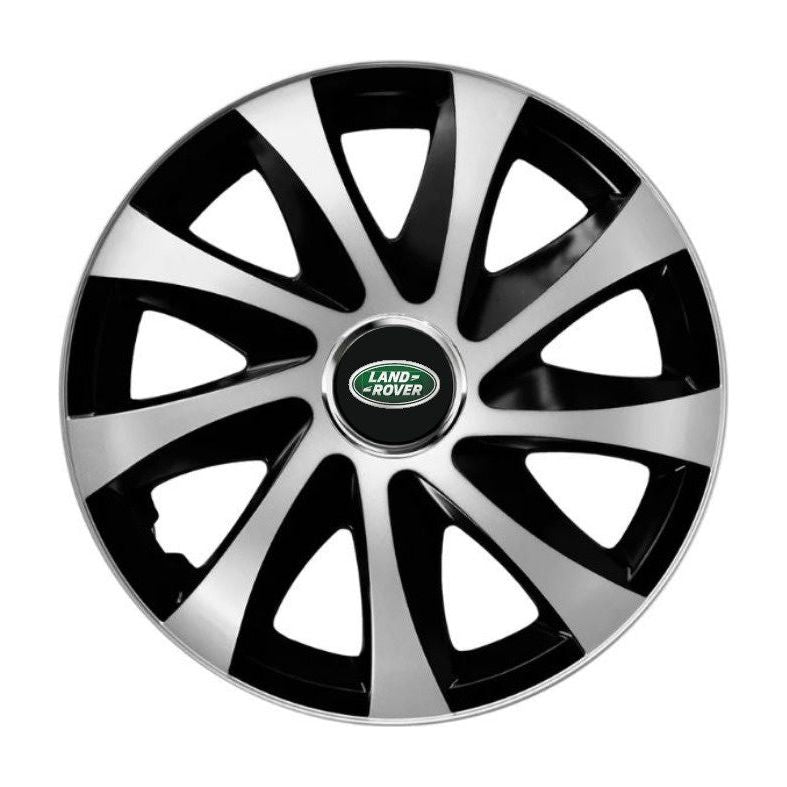 Set 4 capace roti Drift exrta Gri-Negru R16 Compatibil Cu Land Rover