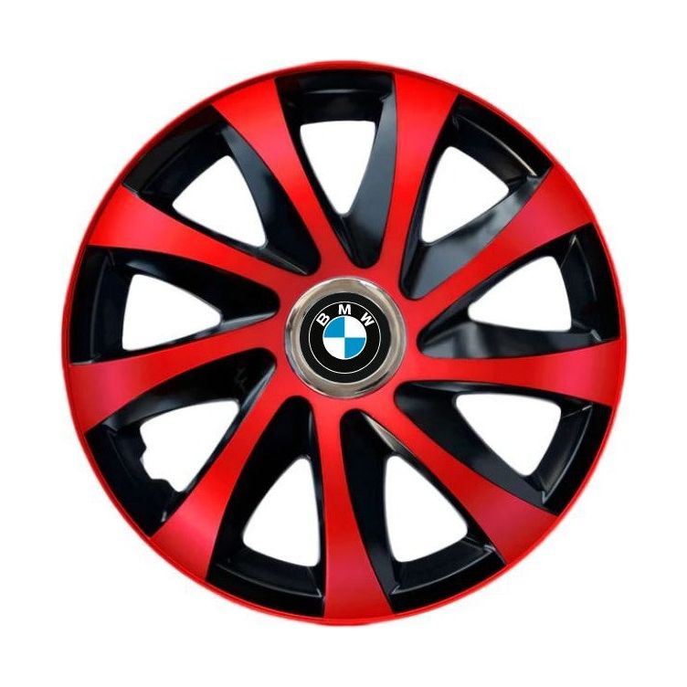 Set 4 capace roti Drift extra red R16 pentru gama BMW
