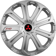 Set 4 Capace Roti Evo Gri R14, Pentru Mitsubishi