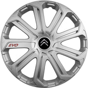 Set 4 Capace Roti Evo Gri R15, Pentru Citroen