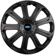 Set 4 Capace Roti Evo Negru R16, Pentru Ford
