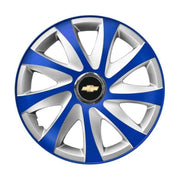 4 db-os felni dísztárcsa szett Extra drift kék R14 Chevrolet-vel kompatibilis