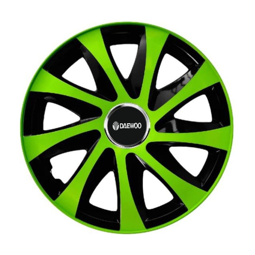 Комплект 4 таса Extra drift green R15 Съвместим с Daewoo