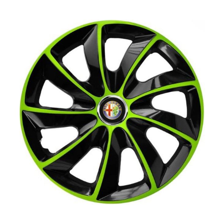 Set 4 capace roti Extra Stig Green R14 Compatibil Cu Alfa Romeo