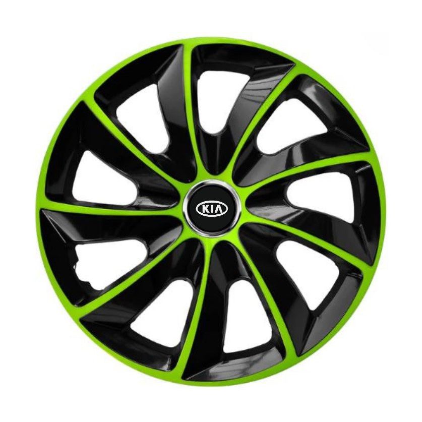 Комплект 4 таса Extra Stig Green R15 съвместими с Kia