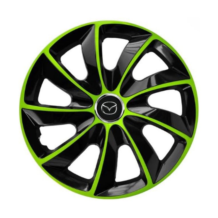 Комплект 4 таса Extra Stig Green R15 съвместими с Mazda
