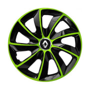 Set 4 capace roti Extra Stig Green R15 Compatibil Cu Renault