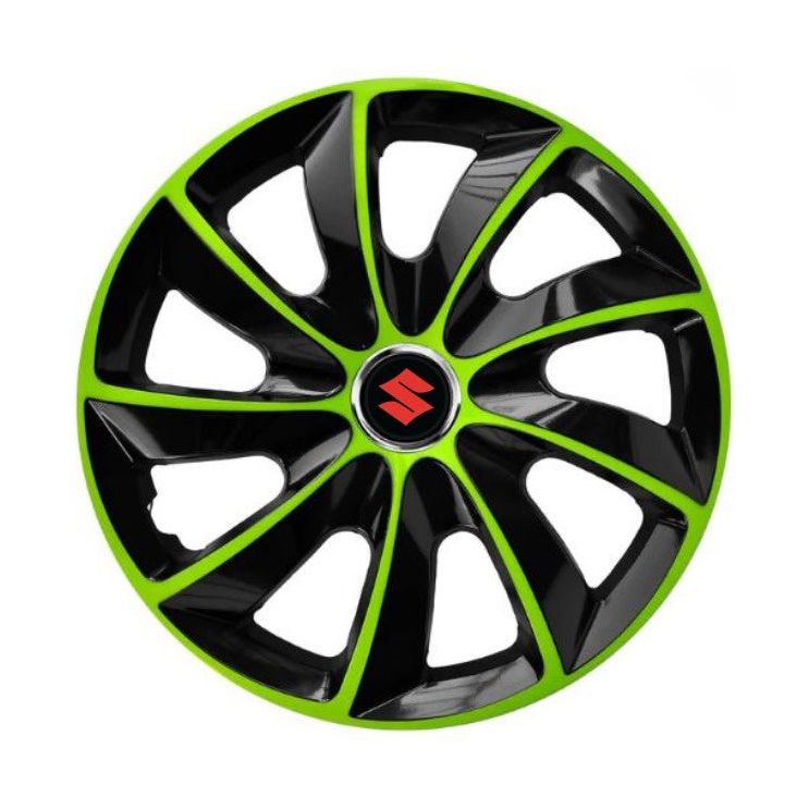Комплект 4 таса Extra Stig Green R15 съвместими със Suzuki