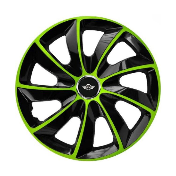 Комплект 4 таса Extra Stig Green R16 Съвместим с Mini