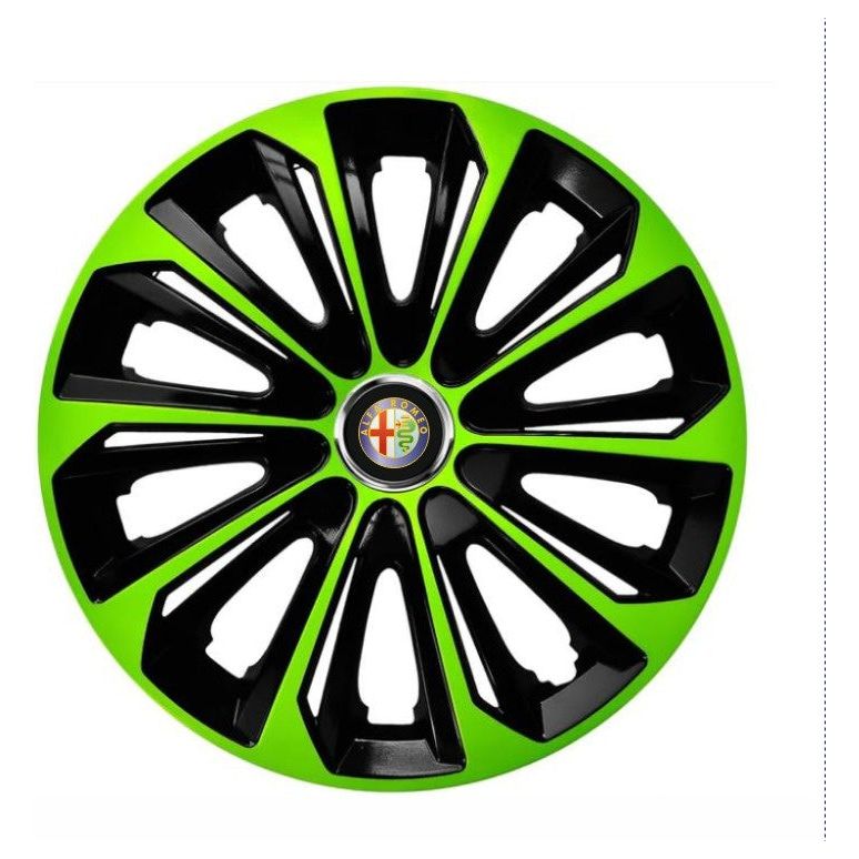Set 4 capace roti Extra strong green R15 Compatibil Cu Alfa Romeo