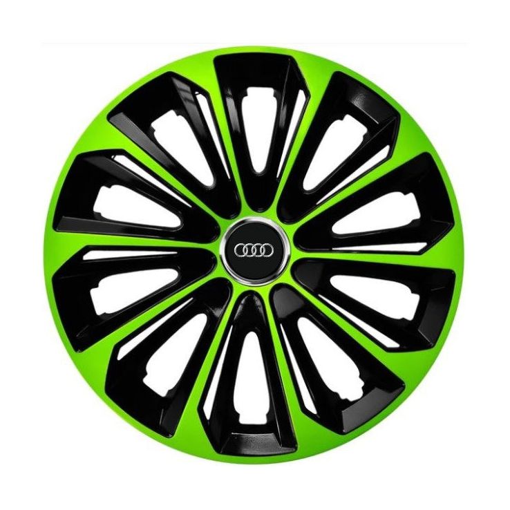 Set 4 capace roti Extra strong green R15 Compatibil Cu Audi