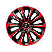Set 4 capace roti Extra Strong Red R14 Compatibil Cu Peugeot