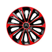 Set 4 capace roti Extra Strong Red R15 Compatibil Cu Citroen