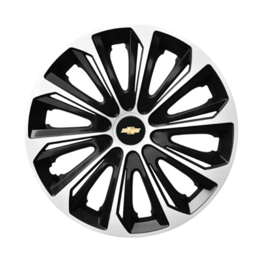 Set 4 capace roti Extra strong silver R14 Compatibil Cu Chevrolet