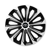 Set 4 capace roti Extra strong silver R14 Compatibil Cu Toyota