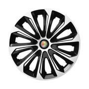 4 db-os extra erős ezüst R15 Alfa Romeo kompatibilis keréktárcsa-szett