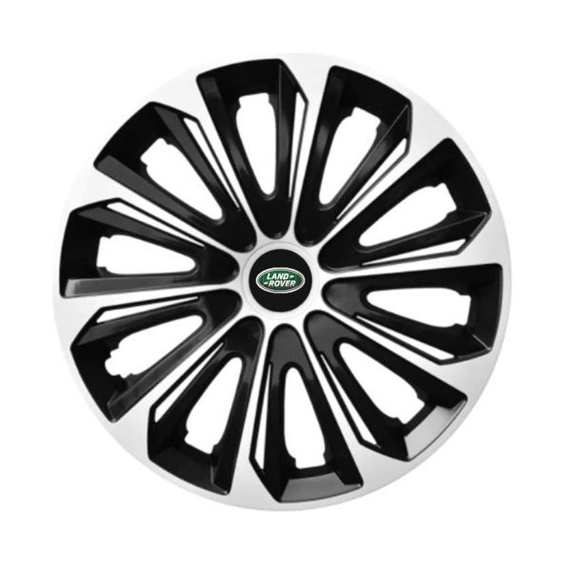 Set 4 capace roti Extra strong silver R15 Compatibil Cu Land Rover